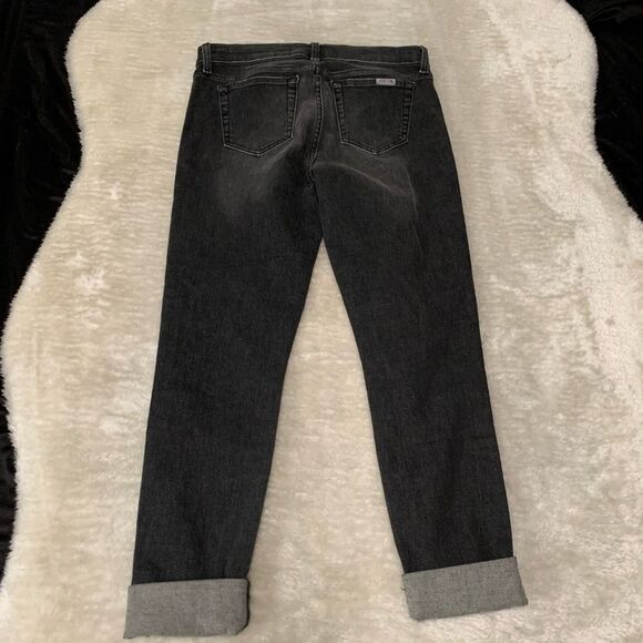 Joes Jeans Womens Size 28 Capri Pants Roll Up Stretch Dark Gray Denim‎ Mid Rise - Picture 2 of 9
